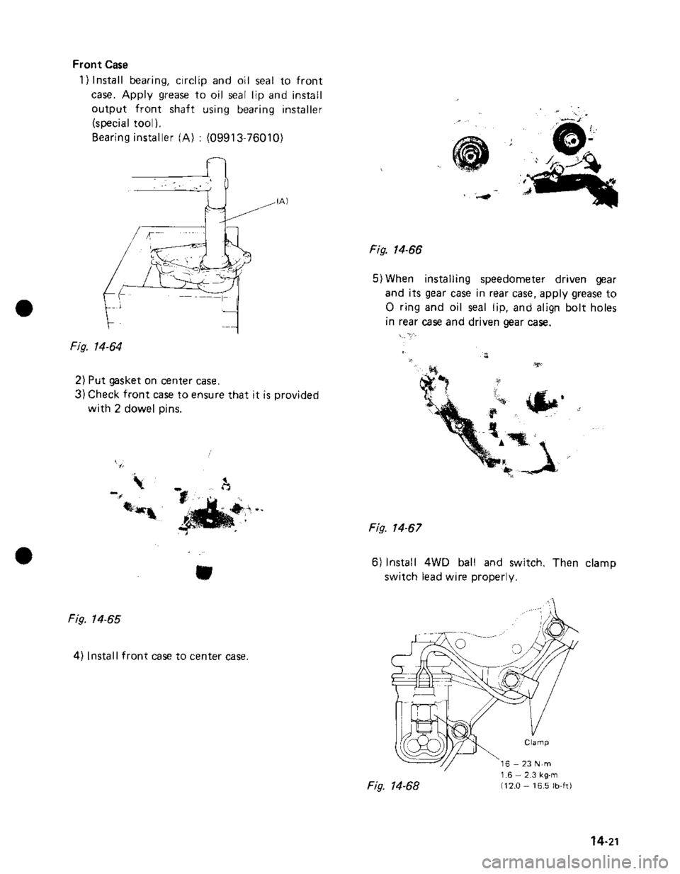 SUZUKI GRAND VITARA 1987  Service Repair Manual 