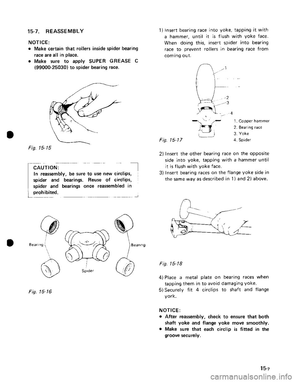 SUZUKI GRAND VITARA 1987  Service Repair Manual 
