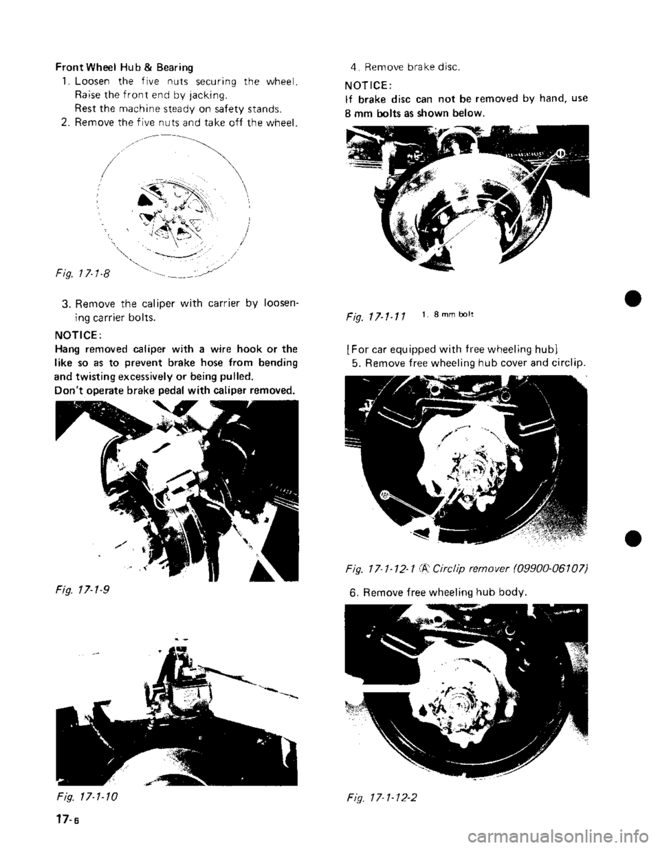 SUZUKI GRAND VITARA 1987  Service Repair Manual 