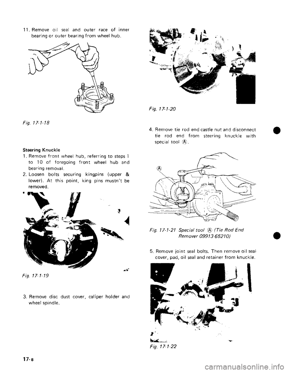 SUZUKI GRAND VITARA 1987  Service Repair Manual 