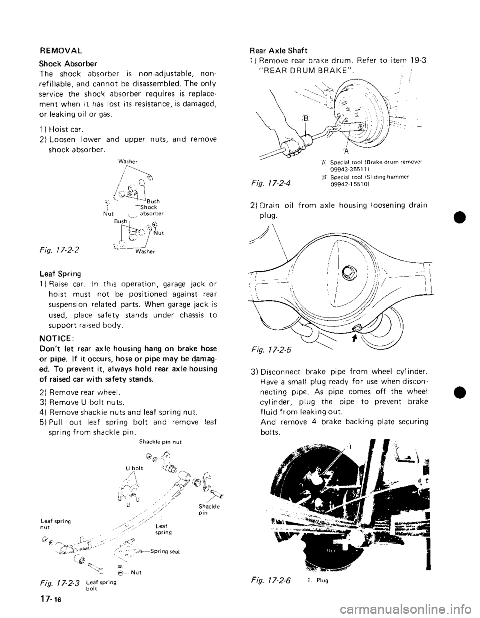 SUZUKI GRAND VITARA 1987 Service Repair Manual SUZUKI GRAND VITARA 1987 Service Repair Manual