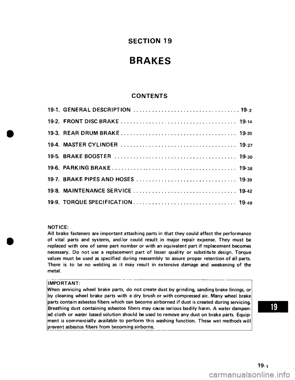 SUZUKI GRAND VITARA 1987 Service Repair Manual SUZUKI GRAND VITARA 1987 Service Repair Manual