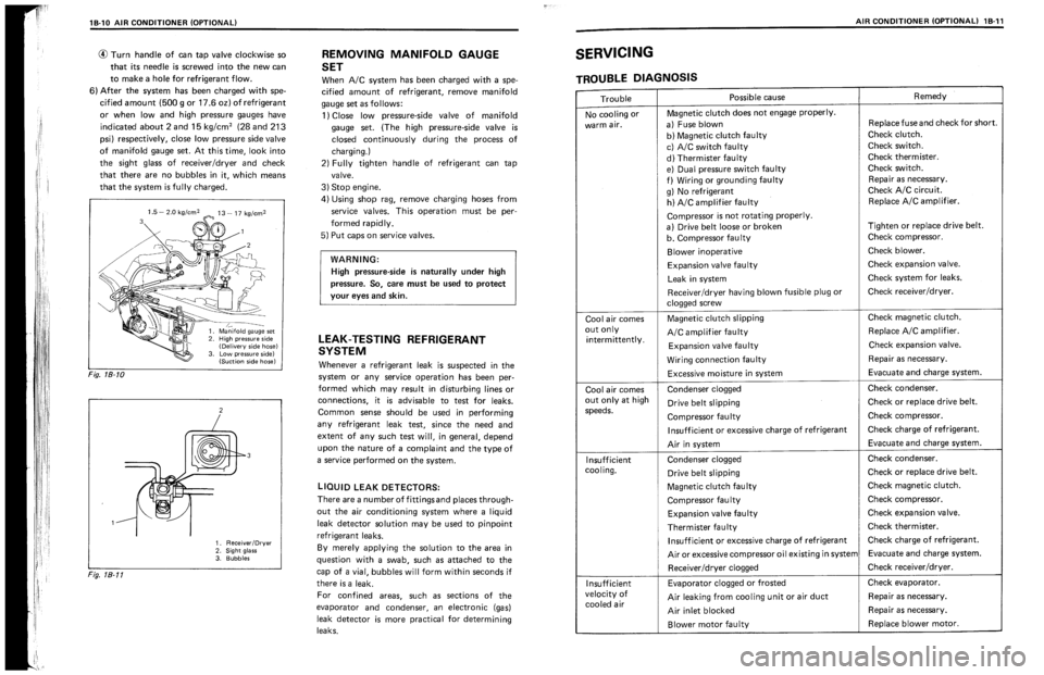 SUZUKI SWIFT 1989 Owners Manual 