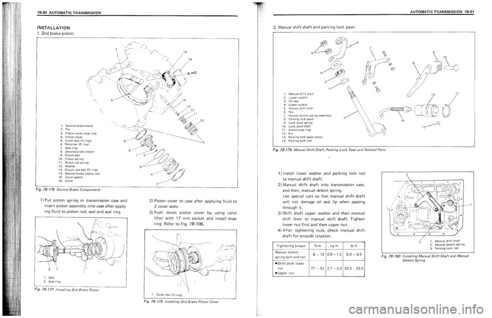 SUZUKI SWIFT 1989 Service Manual SUZUKI SWIFT 1989 Service Manual