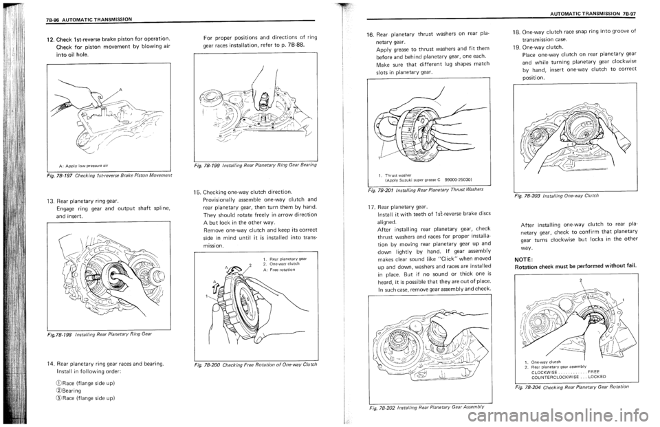 SUZUKI SWIFT 1989 Service Manual SUZUKI SWIFT 1989 Service Manual