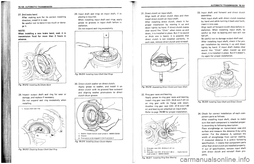 SUZUKI SWIFT 1989 Service Manual SUZUKI SWIFT 1989 Service Manual