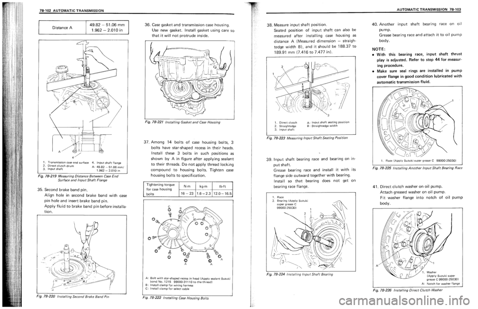 SUZUKI SWIFT 1989 Service Manual SUZUKI SWIFT 1989 Service Manual