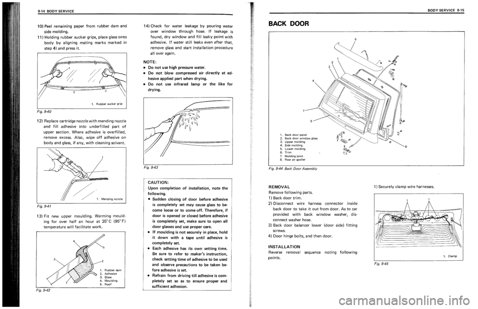 SUZUKI SWIFT 1989 Service Manual SUZUKI SWIFT 1989 Service Manual