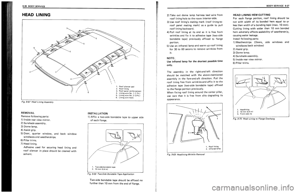 SUZUKI SWIFT 1989 Service Manual SUZUKI SWIFT 1989 Service Manual