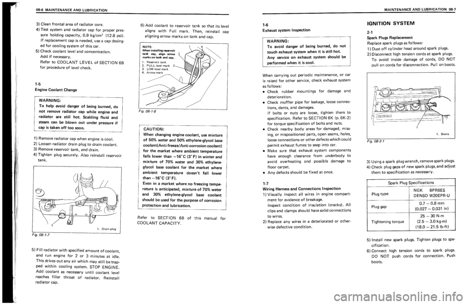 SUZUKI SWIFT 1989  Service Manual 