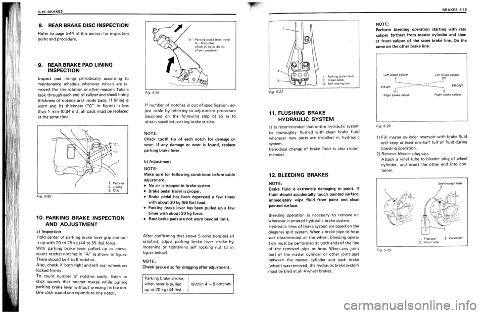 SUZUKI SWIFT 1989 Owners Manual SUZUKI SWIFT 1989 Owners Manual