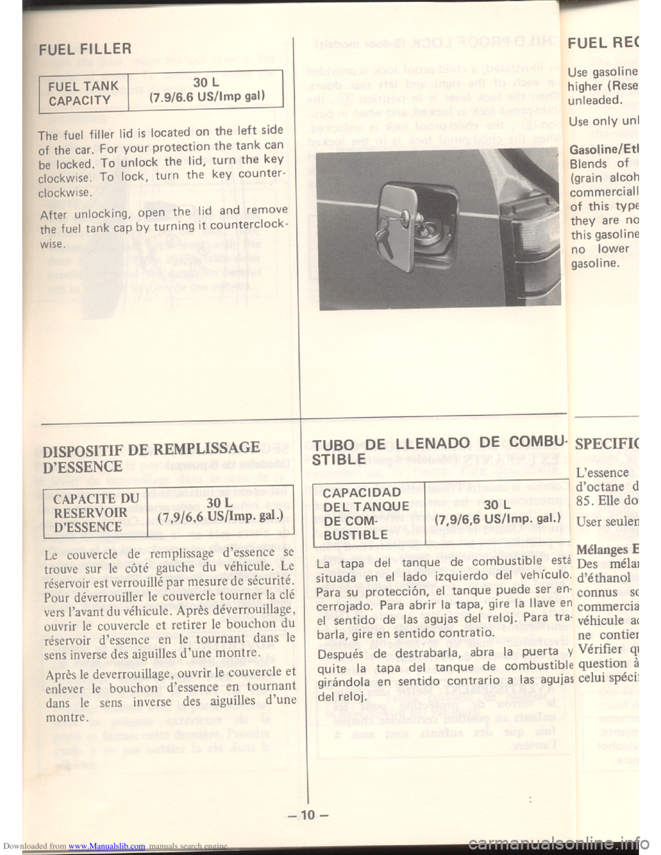 SUZUKI ALTO 1985 2.G User Guide Downloaded from www.Manualslib.com manuals search engine   