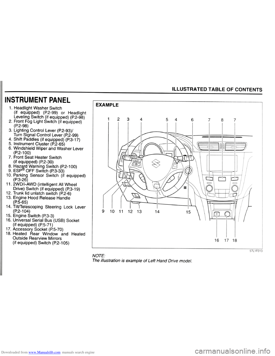 SUZUKI KIZASHI 2009 1.G User Guide Downloaded from www.Manualslib.com manuals search engine SUZUKI KIZASHI 2009 1.G User Guide Downloaded from www.Manualslib.com manuals search engine