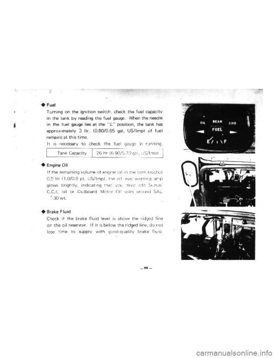 SUZUKI LJ10 1975 1.G Owners Manual SUZUKI LJ10 1975 1.G Owners Manual