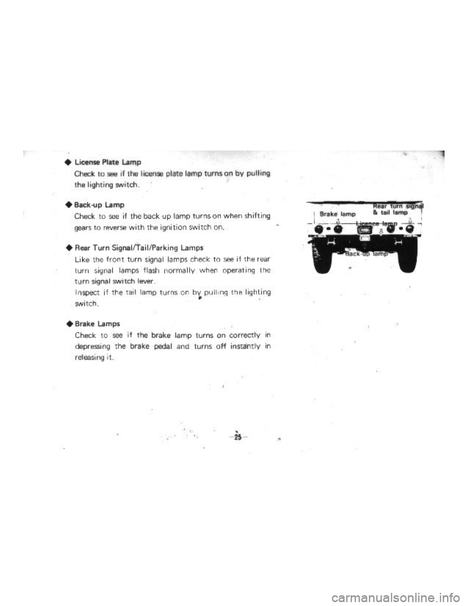 SUZUKI LJ10 1975 1.G Owners Manual SUZUKI LJ10 1975 1.G Owners Manual