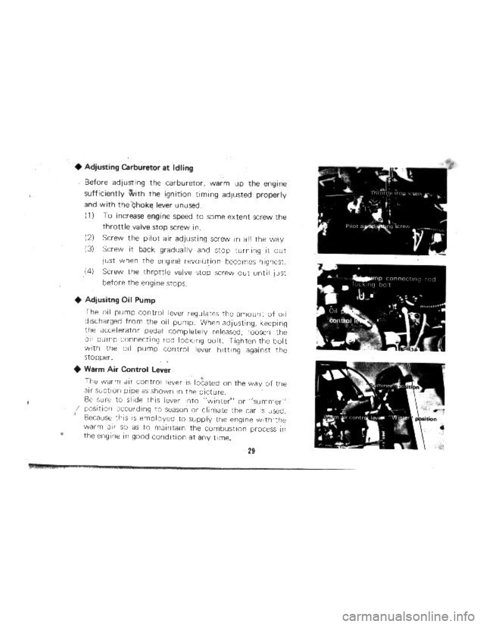 SUZUKI LJ10 1975 1.G Owners Manual SUZUKI LJ10 1975 1.G Owners Manual