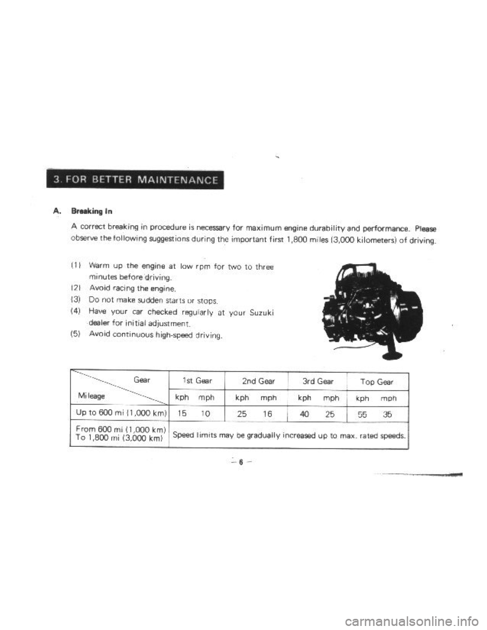 SUZUKI LJ10 1975 1.G Owners Manual 