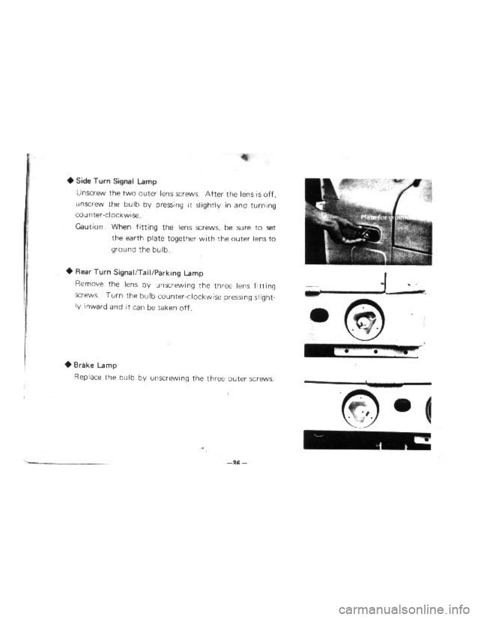 SUZUKI LJ10 1975 1.G Owners Guide SUZUKI LJ10 1975 1.G Owners Guide