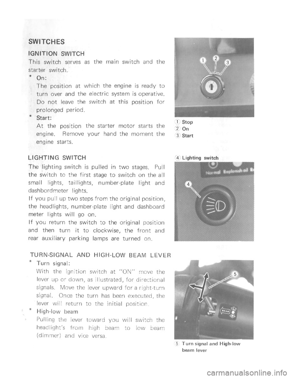 SUZUKI LJ50 1975 1.G User Guide 