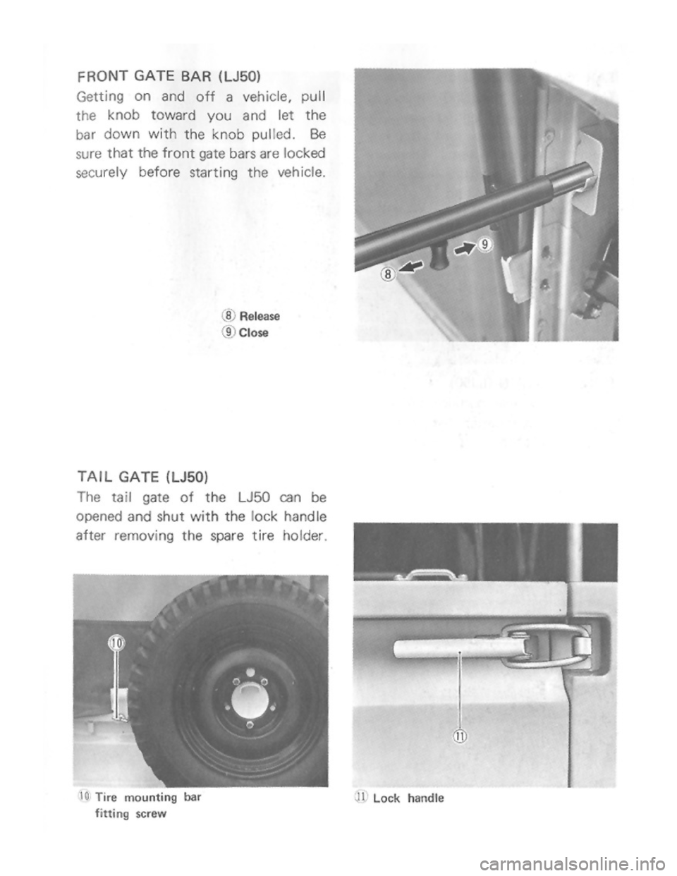 SUZUKI LJ50 1975 1.G Owners Guide SUZUKI LJ50 1975 1.G Owners Guide