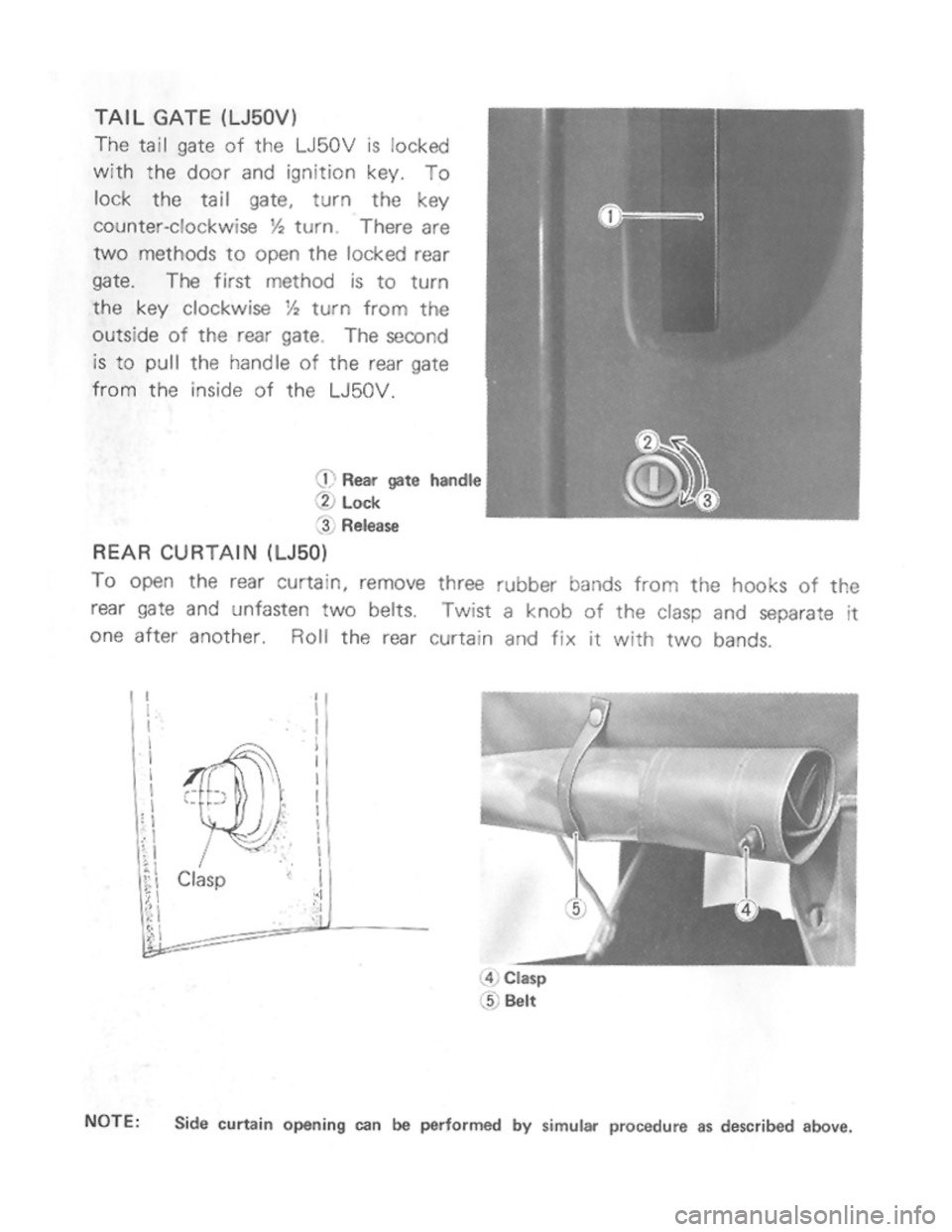 SUZUKI LJ50 1975 1.G Owners Guide SUZUKI LJ50 1975 1.G Owners Guide