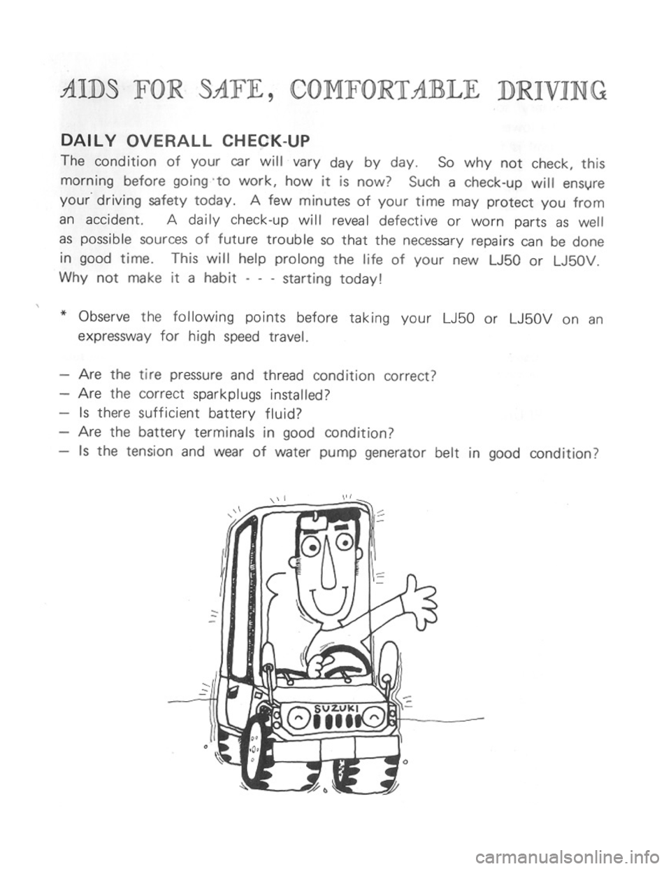 SUZUKI LJ50 1975 1.G Service Manual SUZUKI LJ50 1975 1.G Service Manual
