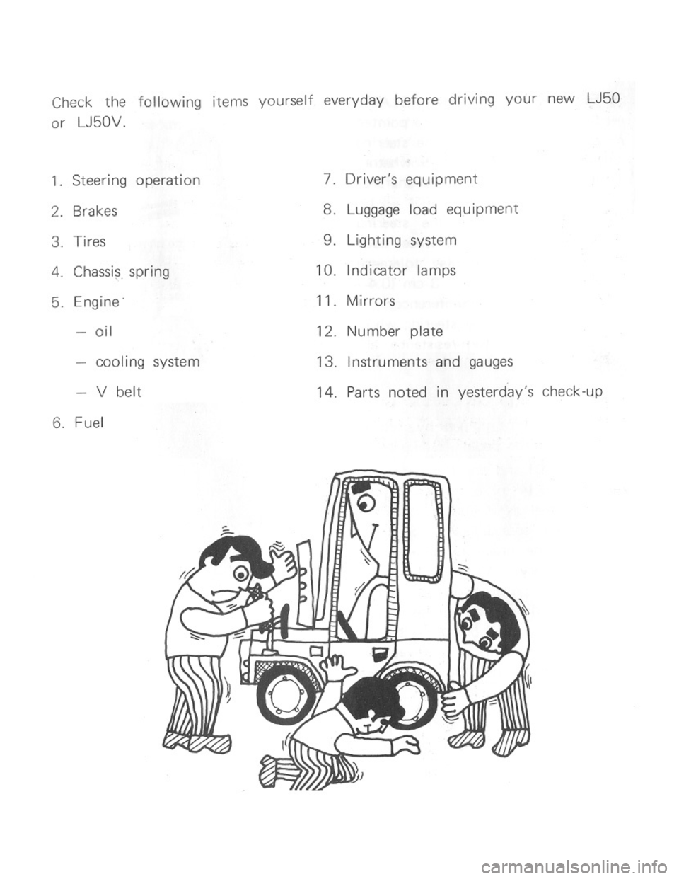 SUZUKI LJ50 1975 1.G Service Manual SUZUKI LJ50 1975 1.G Service Manual