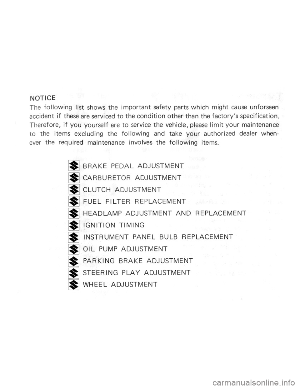 SUZUKI LJ50 1975 1.G Manual PDF 