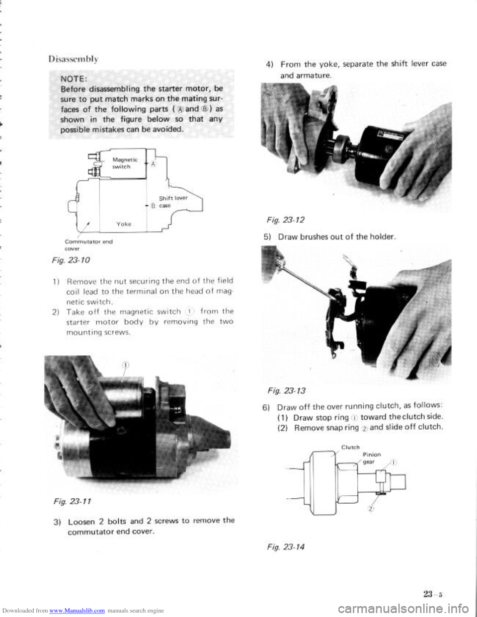 SUZUKI LJ80 1976 1.G Service Workshop Manual Downloaded from www.Manualslib.com manuals search engine    