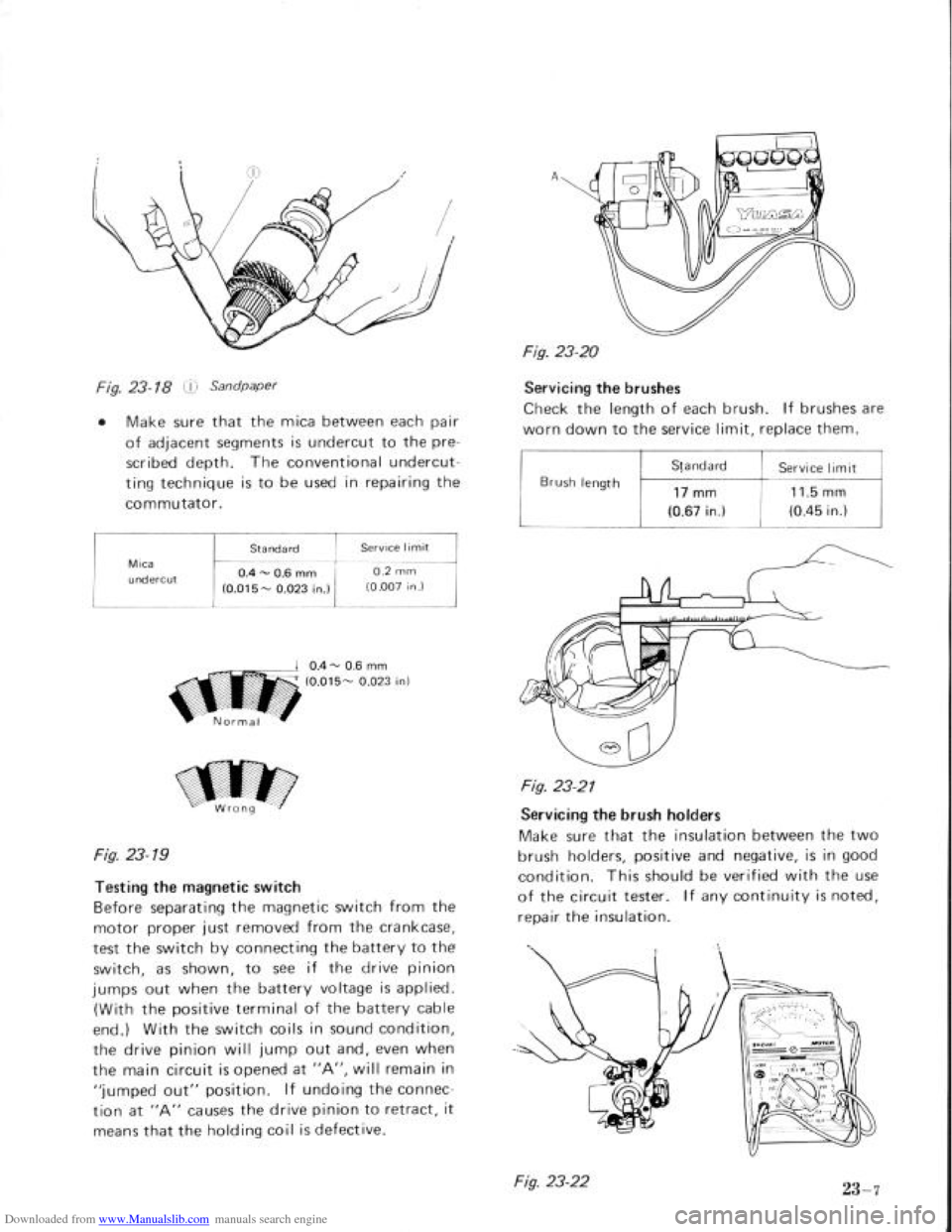 SUZUKI LJ80 1973 1.G Service Workshop Manual Downloaded from www.Manualslib.com manuals search engine    