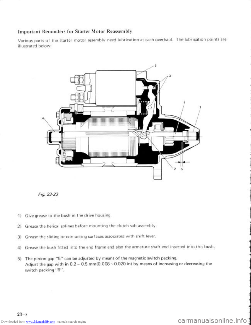 SUZUKI LJ80 1972 1.G Service Workshop Manual Downloaded from www.Manualslib.com manuals search engine    