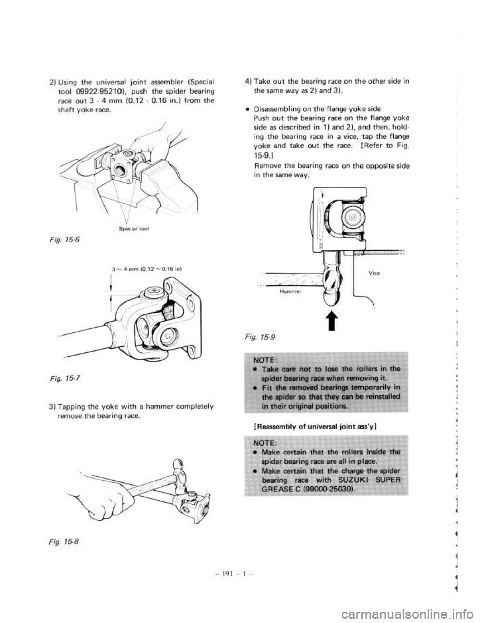 SUZUKI LJ80 1975 1.G Service Workshop Manual SUZUKI LJ80 1975 1.G Service Workshop Manual