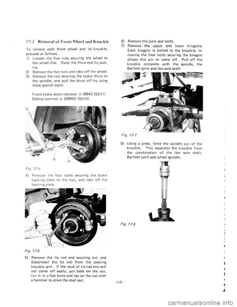 SUZUKI LJ80 1975 1.G Service Workshop Manual SUZUKI LJ80 1975 1.G Service Workshop Manual