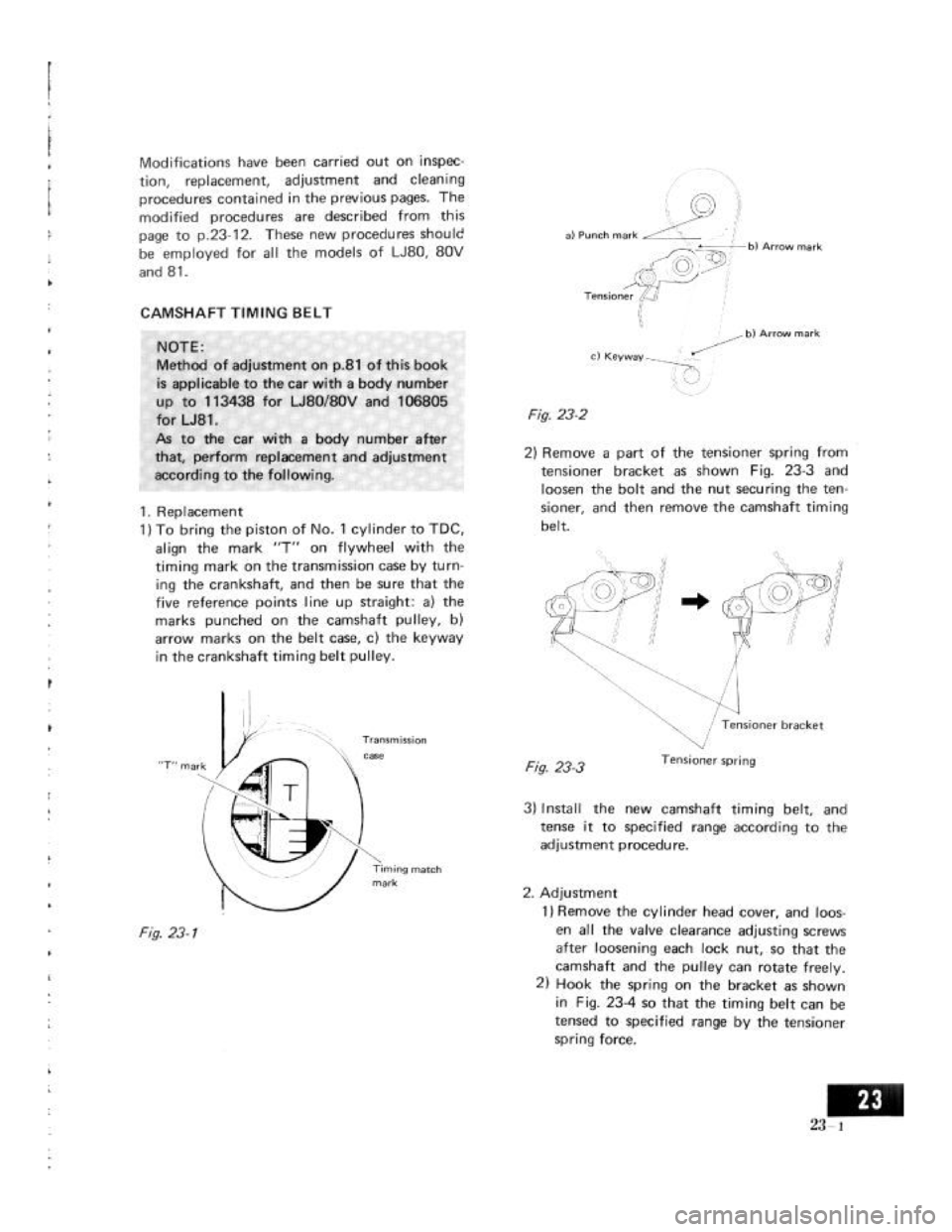 SUZUKI LJ80 1975 1.G Service Workshop Manual SUZUKI LJ80 1975 1.G Service Workshop Manual