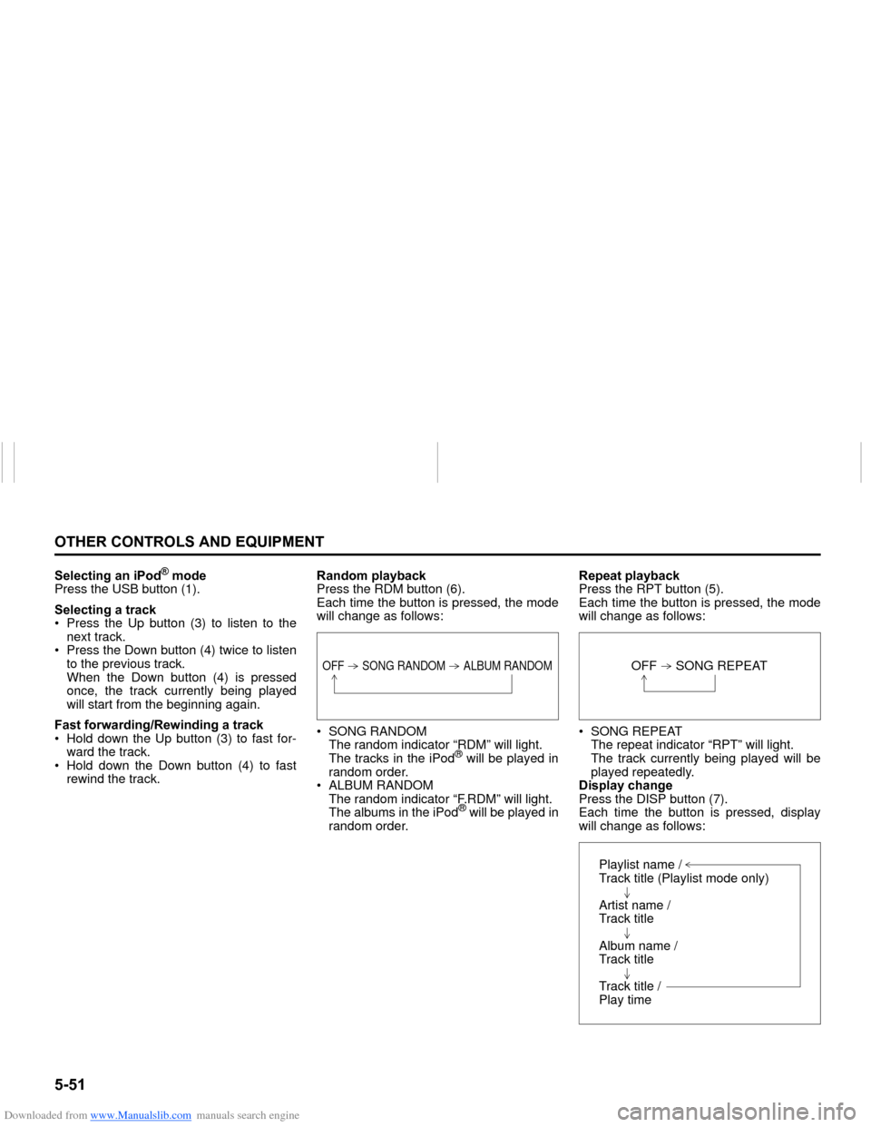 SUZUKI NEXA 2015 1.G Owners Manual Downloaded from www.Manualslib.com manuals search engine �����2�7�+�(�5��&�2�1�7�5�2�/�6��$�1���(�4�8�,�3�0�(�1�7
���0�6�����(
�6�H�O�H�F�W�L�Q�J��D�Q��L�3�R�G
�Š��P�R�G�H
Press the 