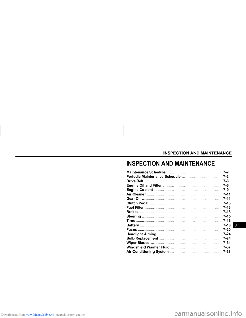 SUZUKI NEXA 2015 1.G Owners Manual Downloaded from www.Manualslib.com manuals search engine �,�1�6�3�(�&�7�,�2�1��$�1���0�$�,�1�7�(�1�$�1�&�(
���0�6�����(
�,�1�6�3�(�&�7�,�2�1��$�1���0�$�,�1�7�(�1�$�1�&�(�0�D�L�Q�W�H�Q�D�Q�
