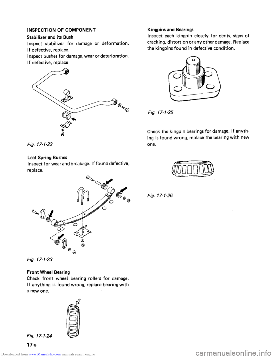 SUZUKI SAMURAI 1991 2.G 2WD Supplementary Service Owners Guide Downloaded from www.Manualslib.com manuals search engine    