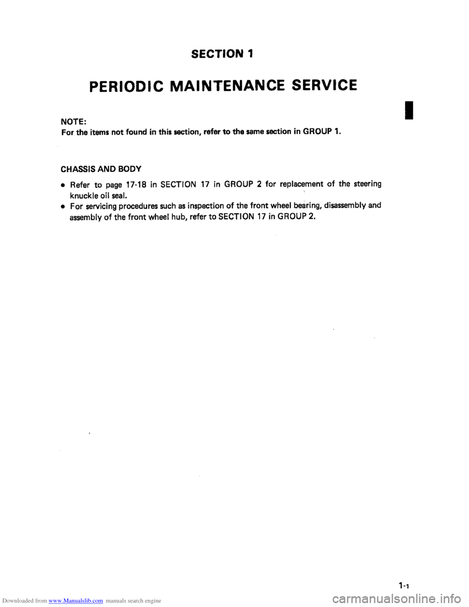 SUZUKI SAMURAI 1991 2.G 2WD Supplementary Service Workshop Manual Downloaded from www.Manualslib.com manuals search engine    