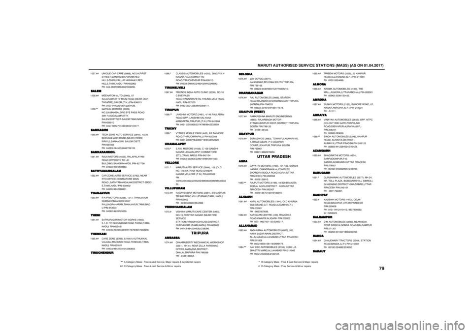 SUZUKI SWIFT 2017 5.G Owners Manual 	




	B	

 #(# -




	


		&*


	((
"($$%$%