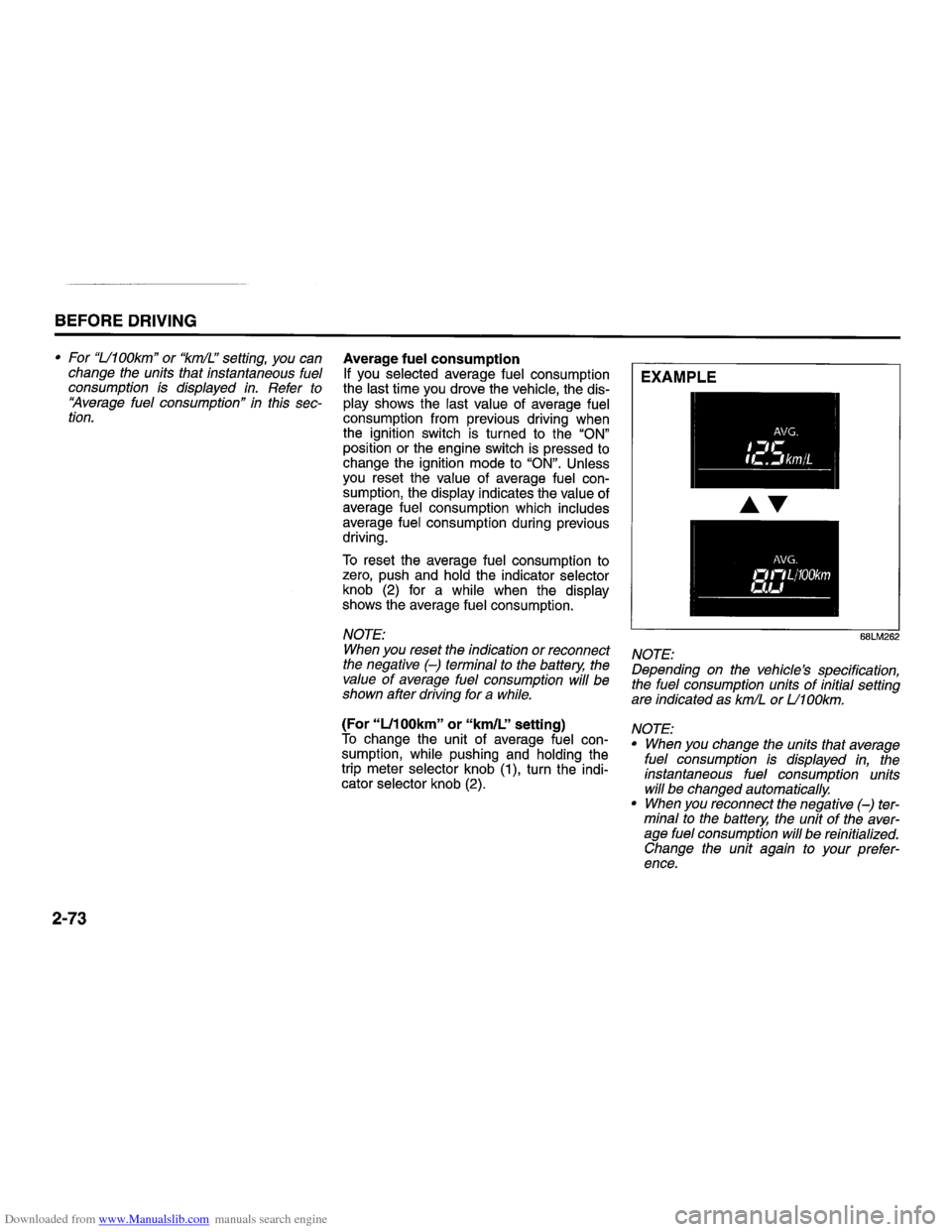 SUZUKI SWIFT 2009 2.G Owners Manual Downloaded from www.Manualslib.com manuals search engine   