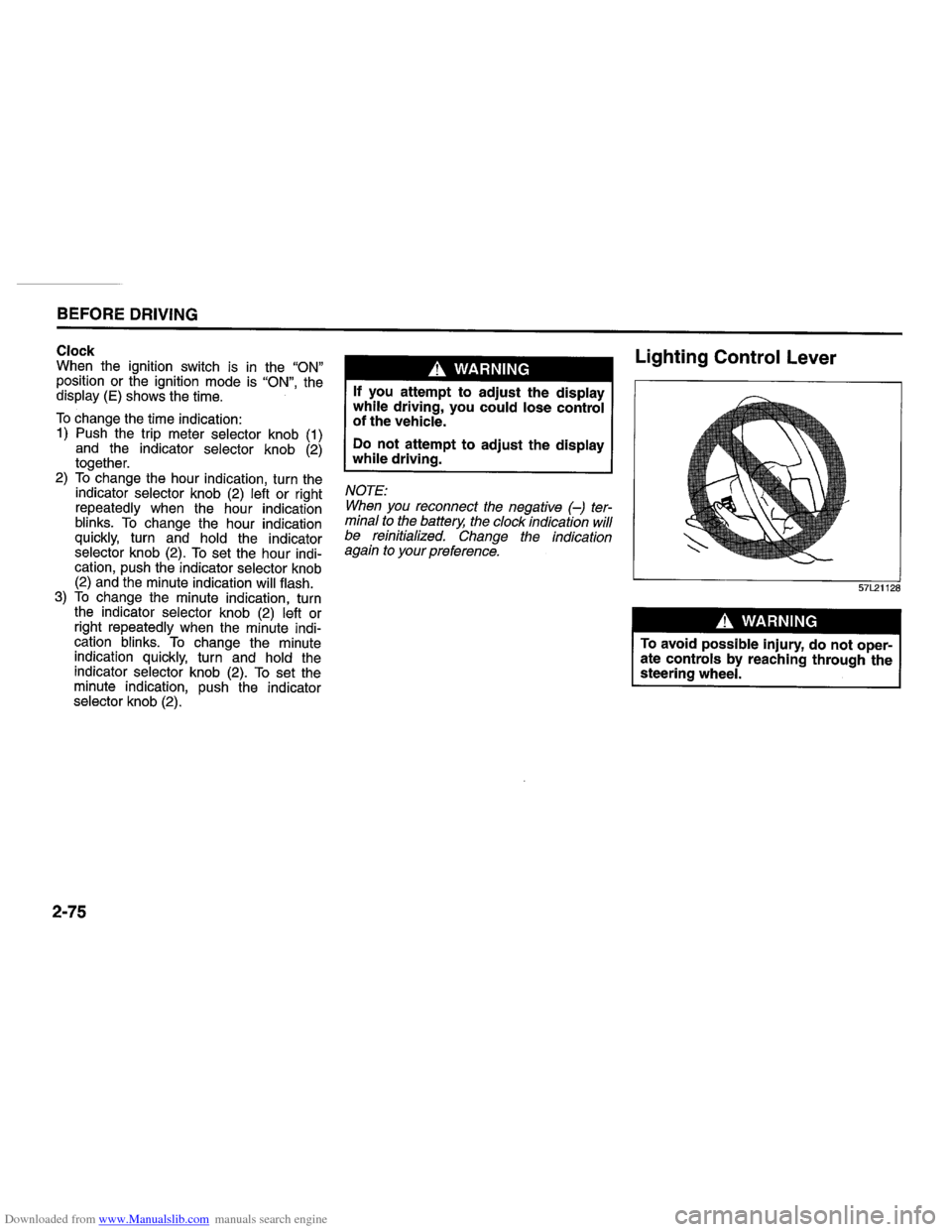 SUZUKI SWIFT 2009 2.G Owners Manual Downloaded from www.Manualslib.com manuals search engine   
