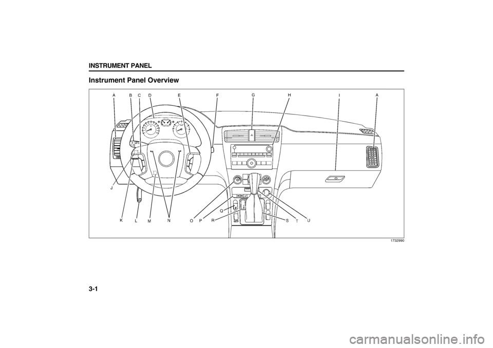 SUZUKI XL7 2007 2.G Manual Online 3-1 INSTRUMENT PANEL
78J00-03E
Instrument Panel Overview
1732990 SUZUKI XL7 2007 2.G Manual Online 3-1 INSTRUMENT PANEL
78J00-03E
Instrument Panel Overview
1732990
