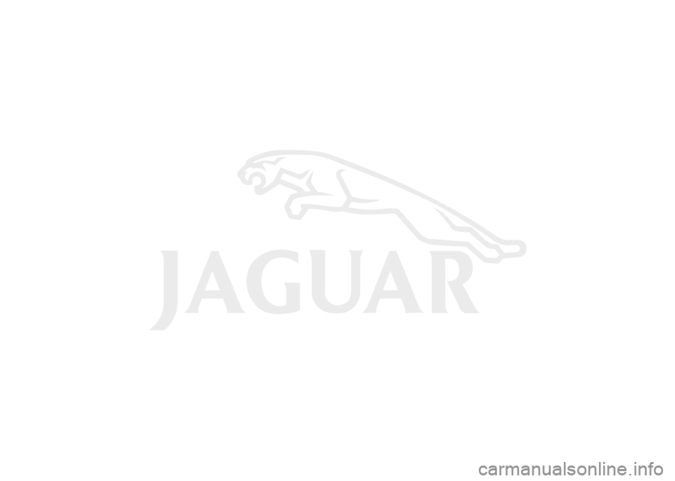 JAGUAR XJ 2004 X350 / 3.G User Guide 