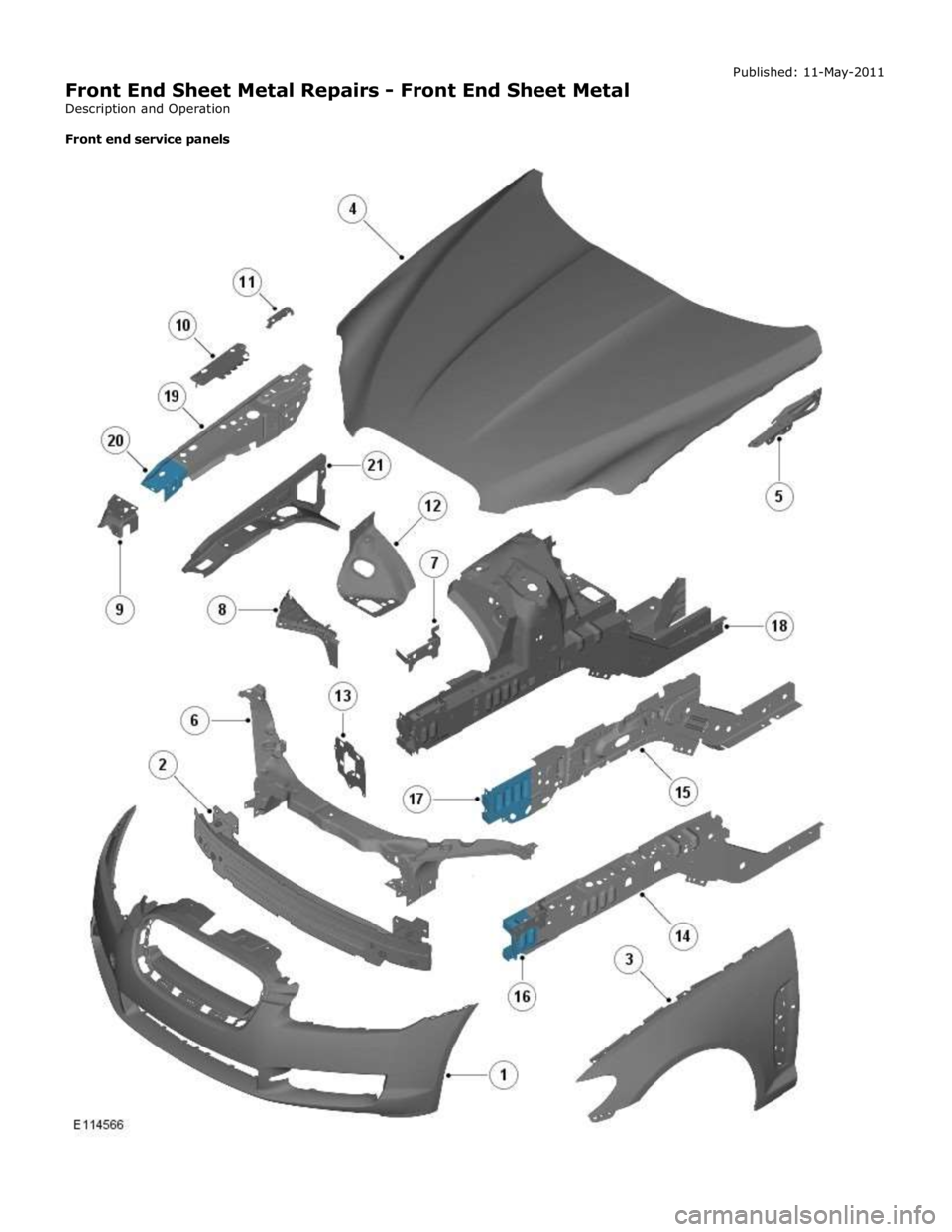 JAGUAR XFR 2010 1.G Workshop Manual 