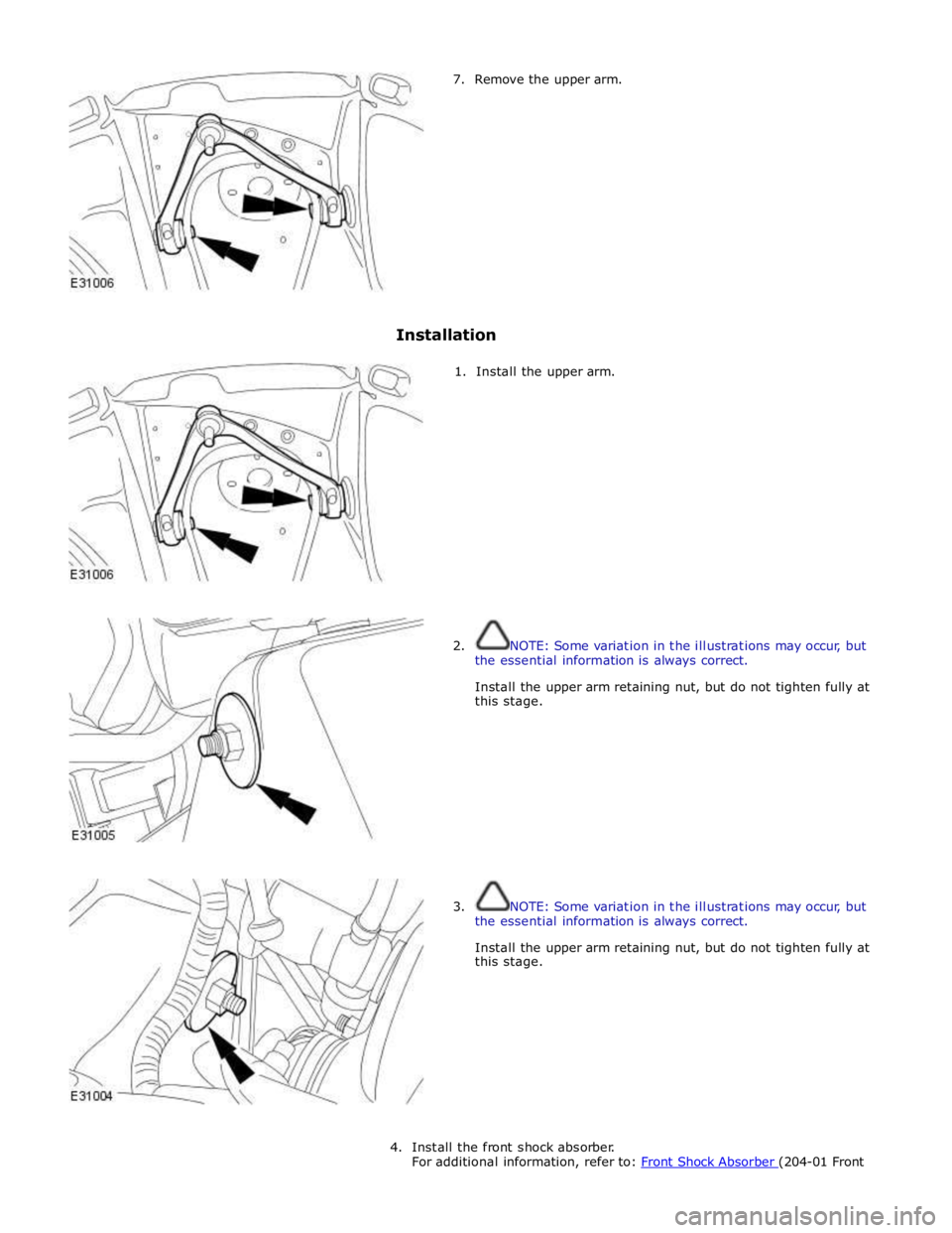 JAGUAR XFR 2010 1.G Workshop Manual 