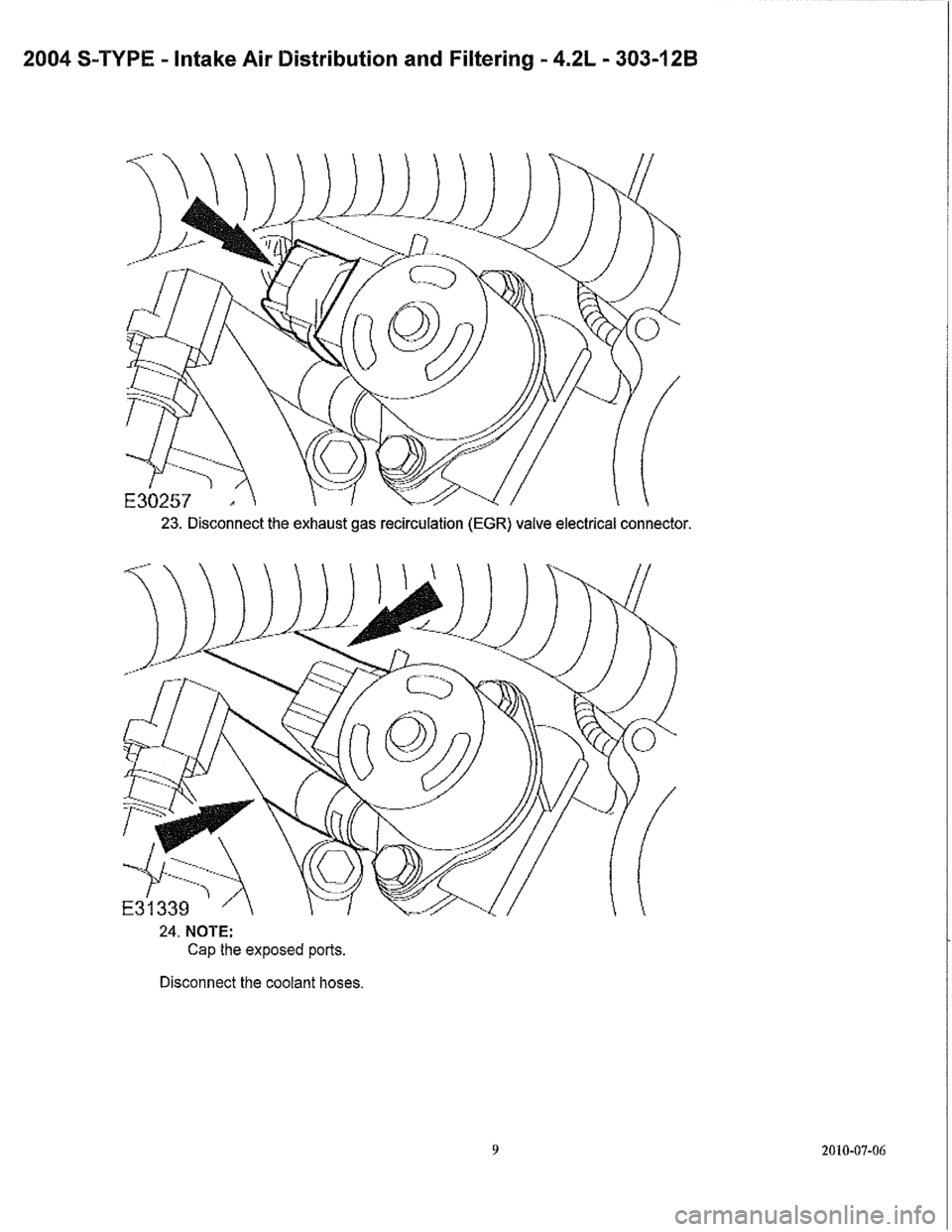 JAGUAR S TYPE 2005 1.G Supercharger Removal And Instalation Manual 