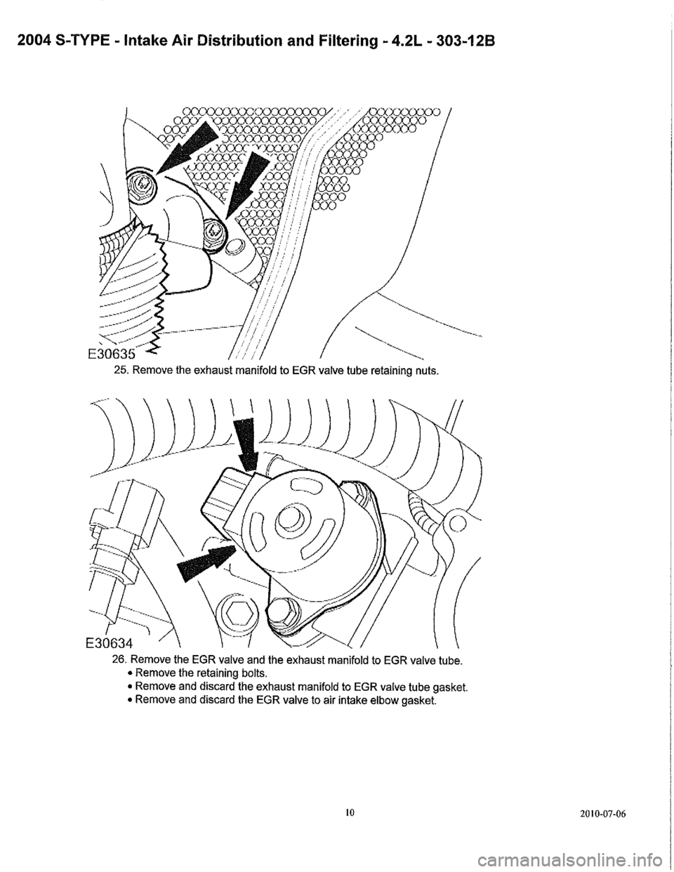 JAGUAR S TYPE 2005 1.G Supercharger Removal And Instalation Manual 