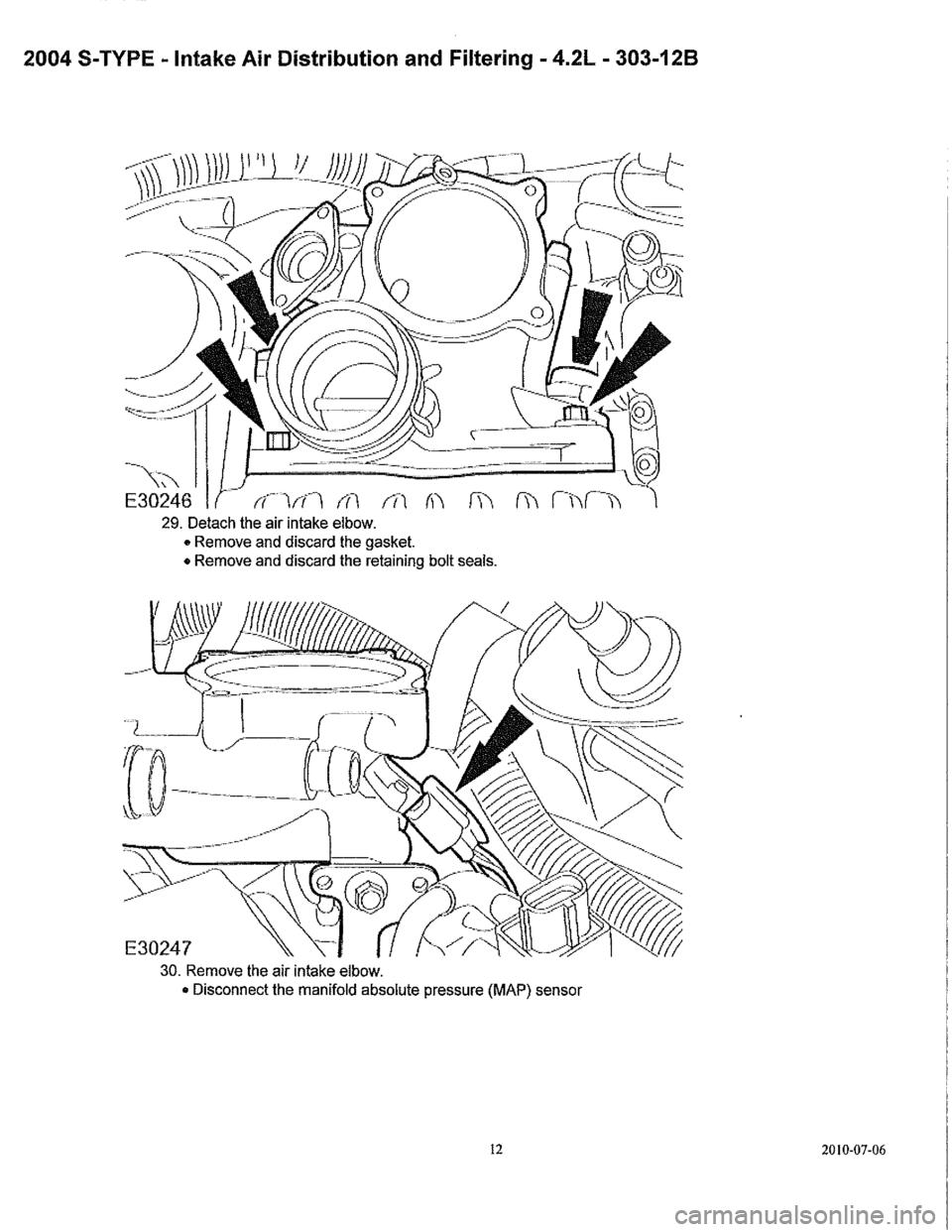 JAGUAR S TYPE 2005 1.G Supercharger Removal And Instalation Manual 