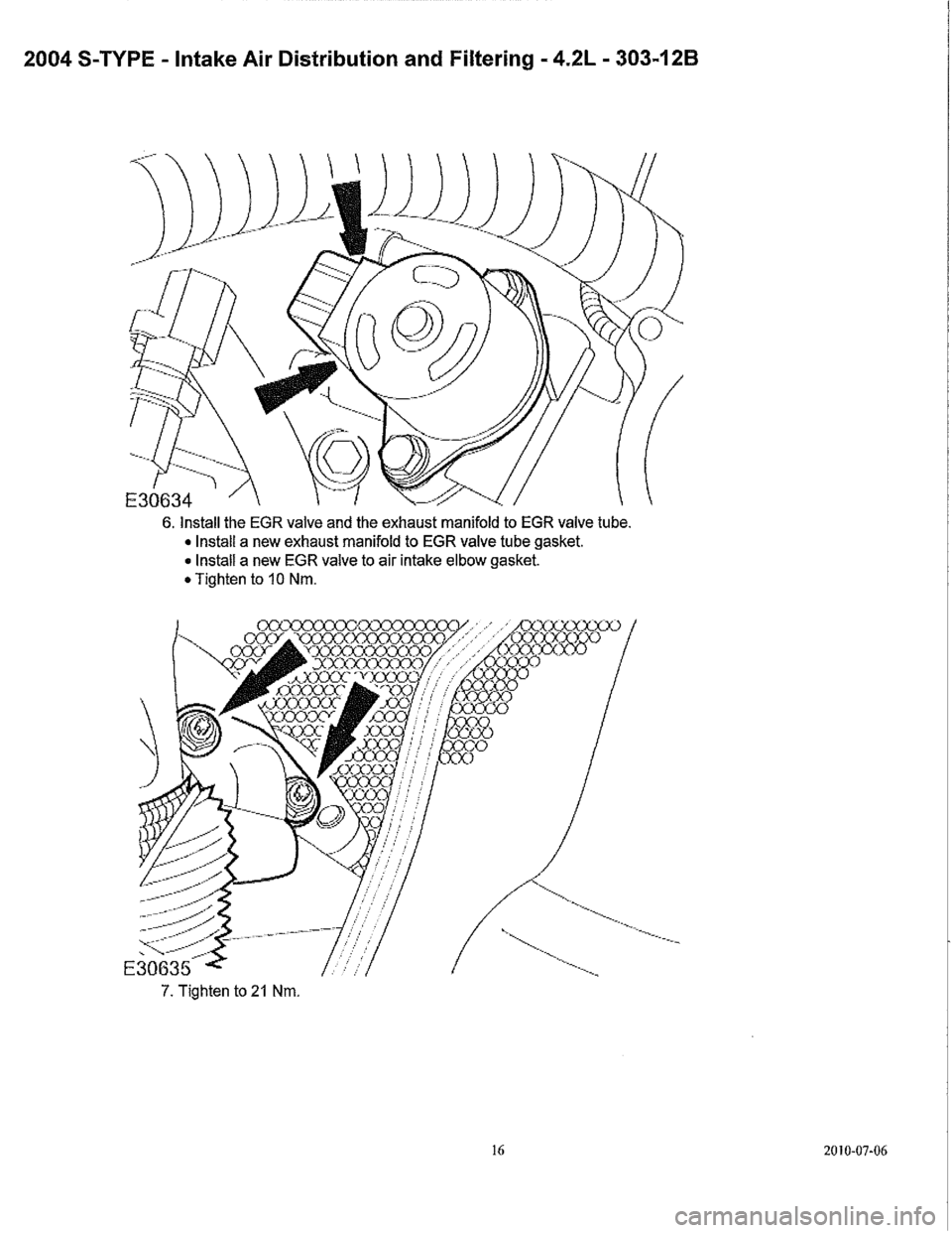 JAGUAR S TYPE 2005 1.G Supercharger Removal And Instalation Manual 