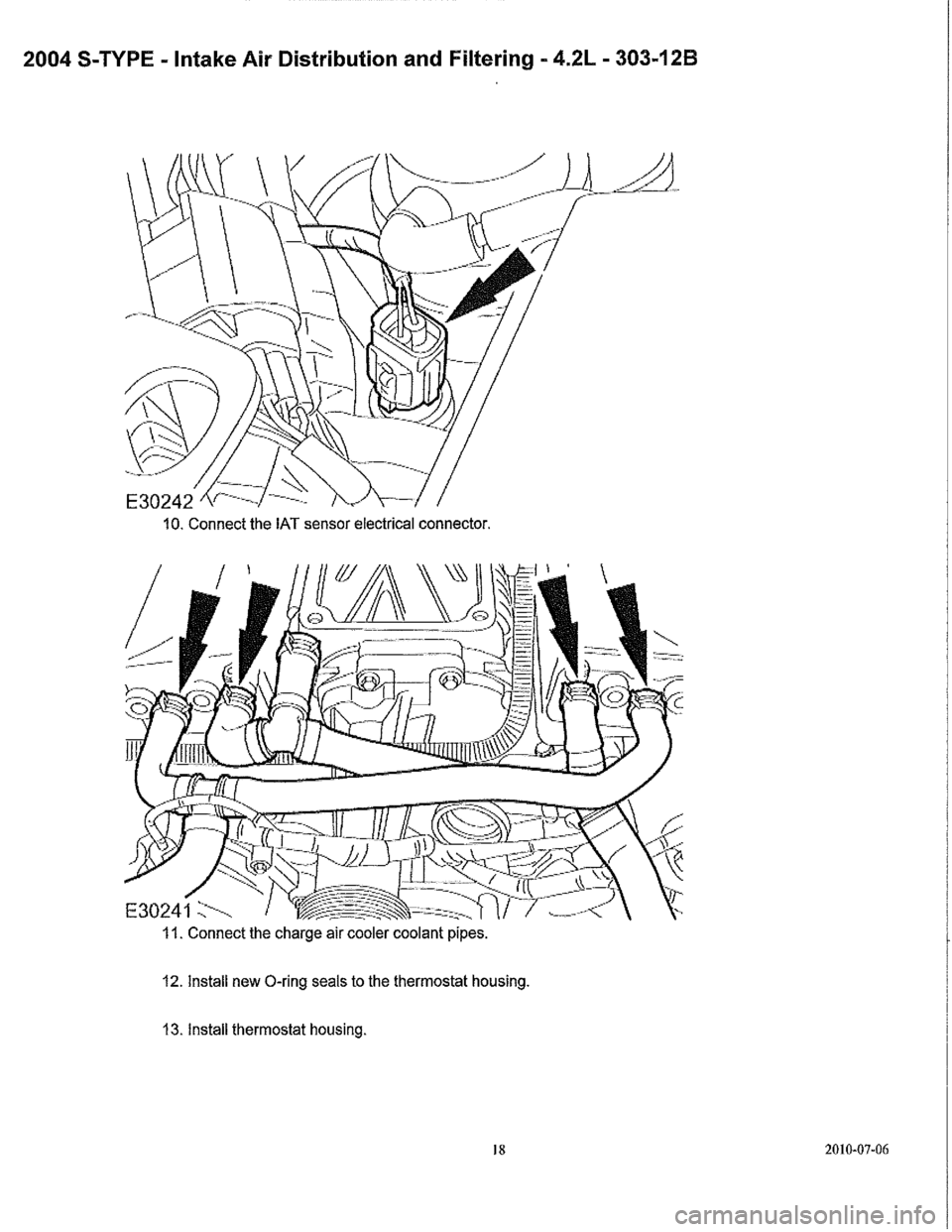 JAGUAR S TYPE 2005 1.G Supercharger Removal And Instalation Manual 